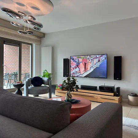 Apartament Waterlane Królowa Kier I 2 Sypialnie I 3 łazienki I Basen - Comfy Gdańsk