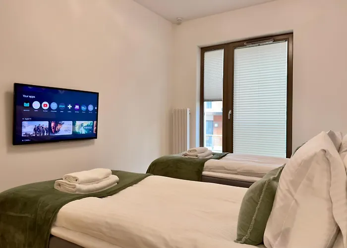 Apartmán Waterlane Krolowa Kier I 2 Sypialnie I 3 Lazienki I Basen - Comfy