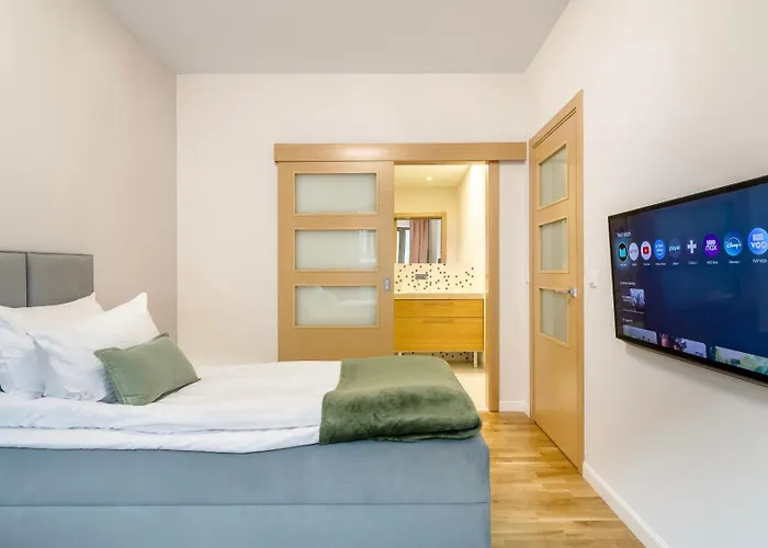 Waterlane Krolowa Kier I 2 Sypialnie I 3 Lazienki I Basen - Comfy Apartmán *