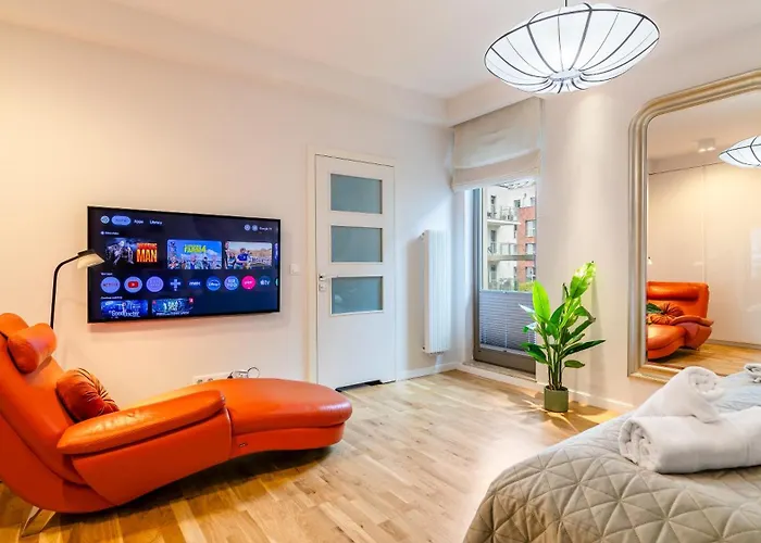 Apartmán Waterlane Krolowa Kier I 2 Sypialnie I 3 Lazienki I Basen - Comfy Gdaňsk