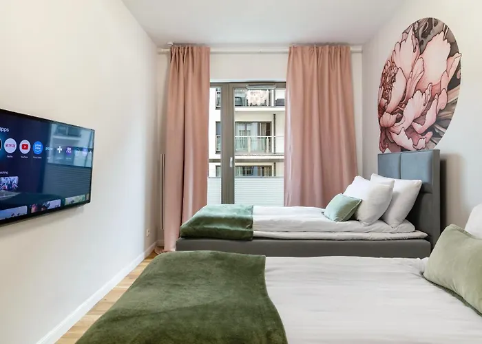 Apartmán Waterlane Krolowa Kier I 2 Sypialnie I 3 Lazienki I Basen - Comfy *